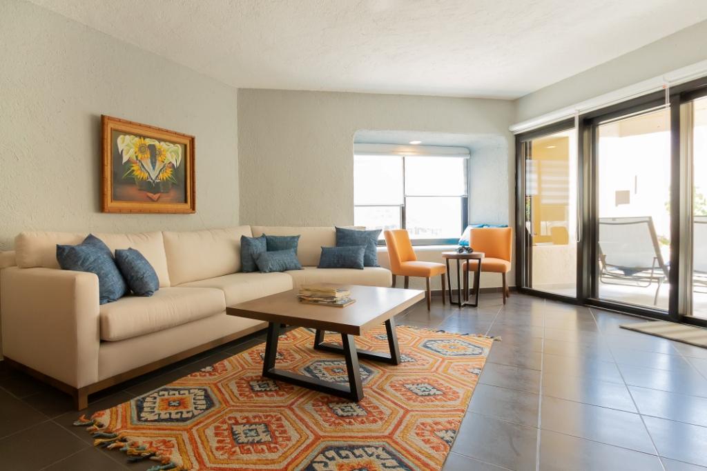 Terrasol Beach Resort Condo Unit 116 Living Room
