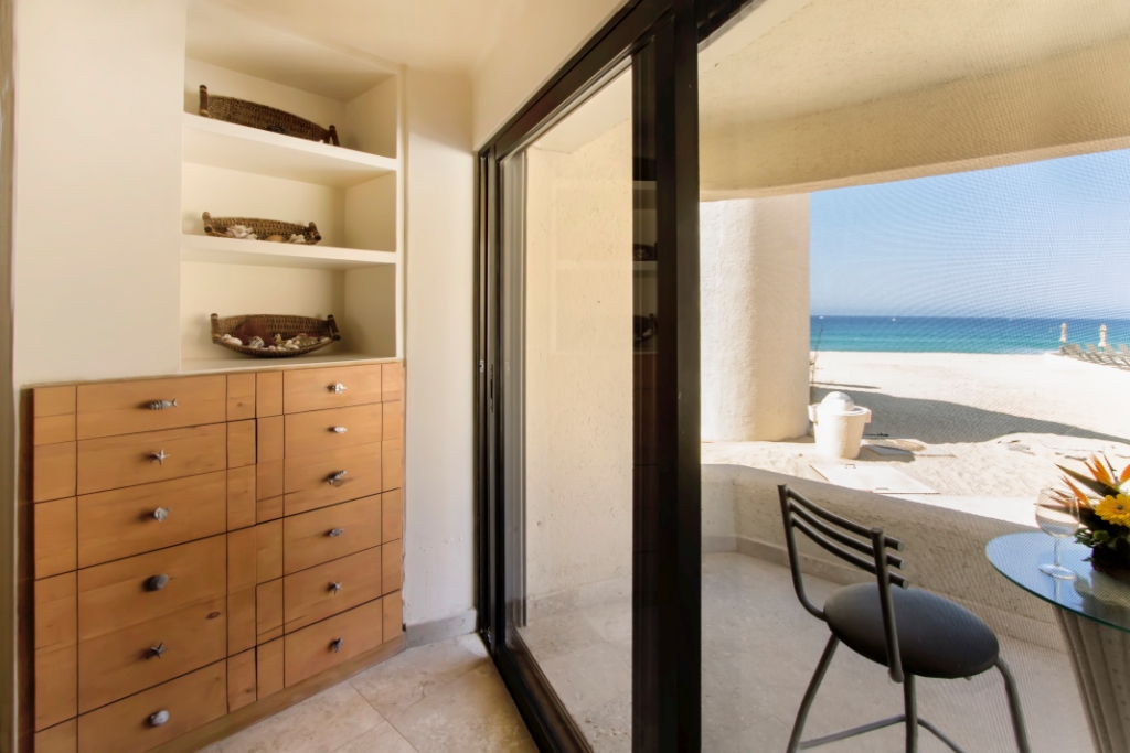 Bedroom and Balcony of Terrasol Beach Resort Unit 131