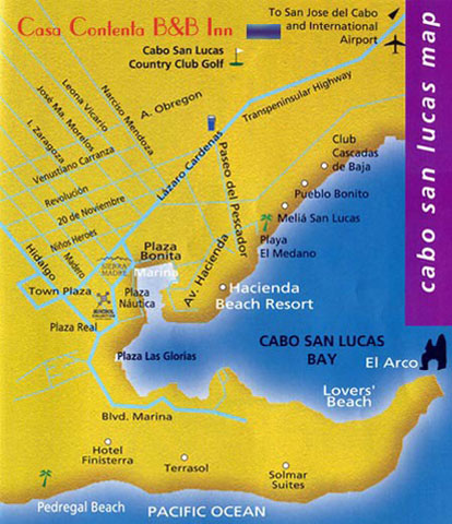 Cabo San Lucas Map