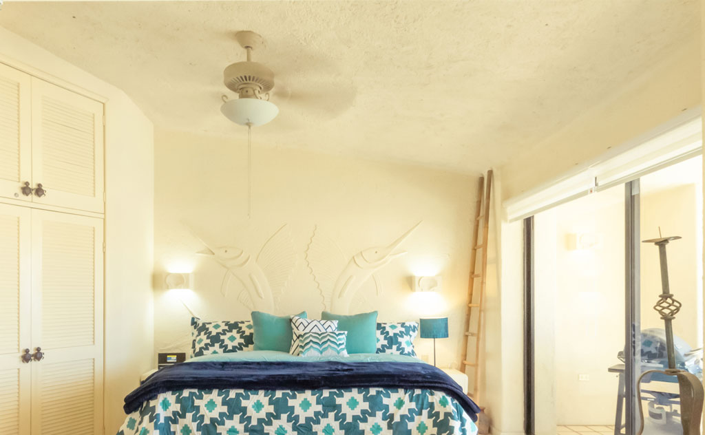 bedroom of terrasol beach resort hotel in cabo san lucas mexico